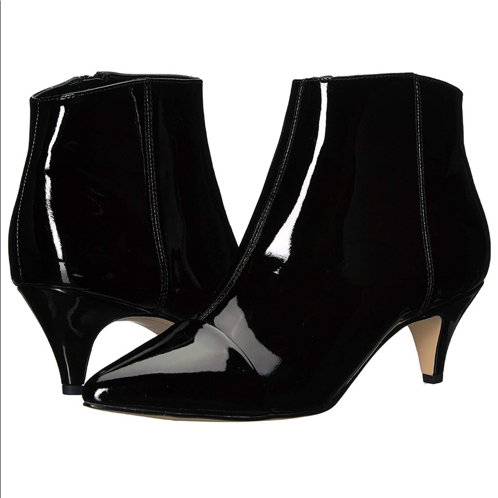 Sam Edelman Kinzey Patent Leather Heeled Booties